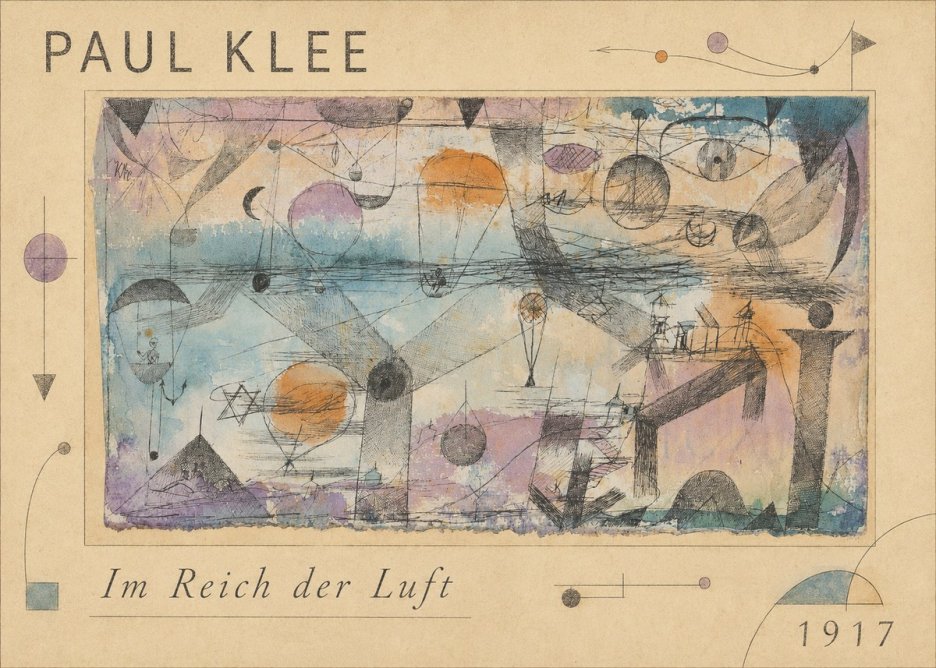 Paul Klee Im Reich Der Luft No1 - Plakát
