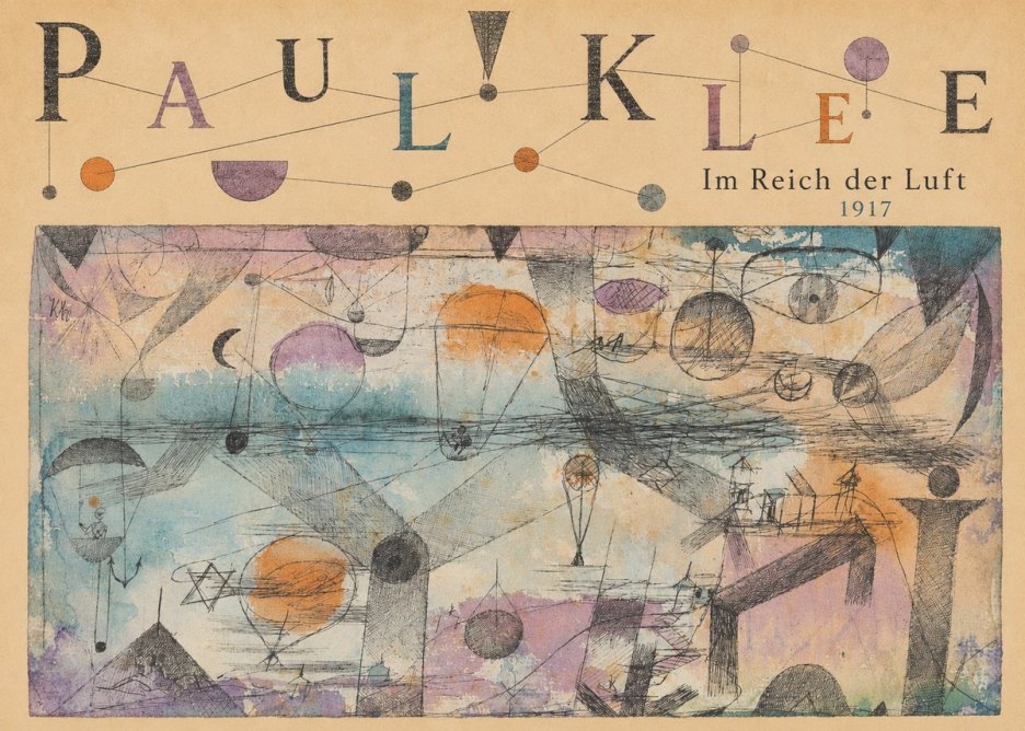 Paul Klee Im Reich Der Luft No6 - Plakát