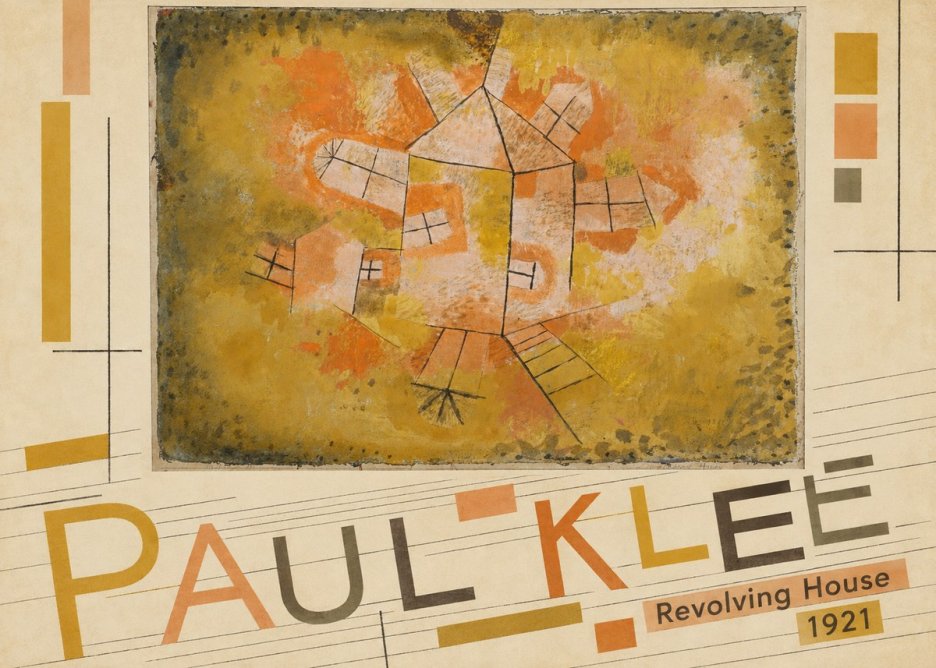 Paul Klee Revolving House No5 - Plakát