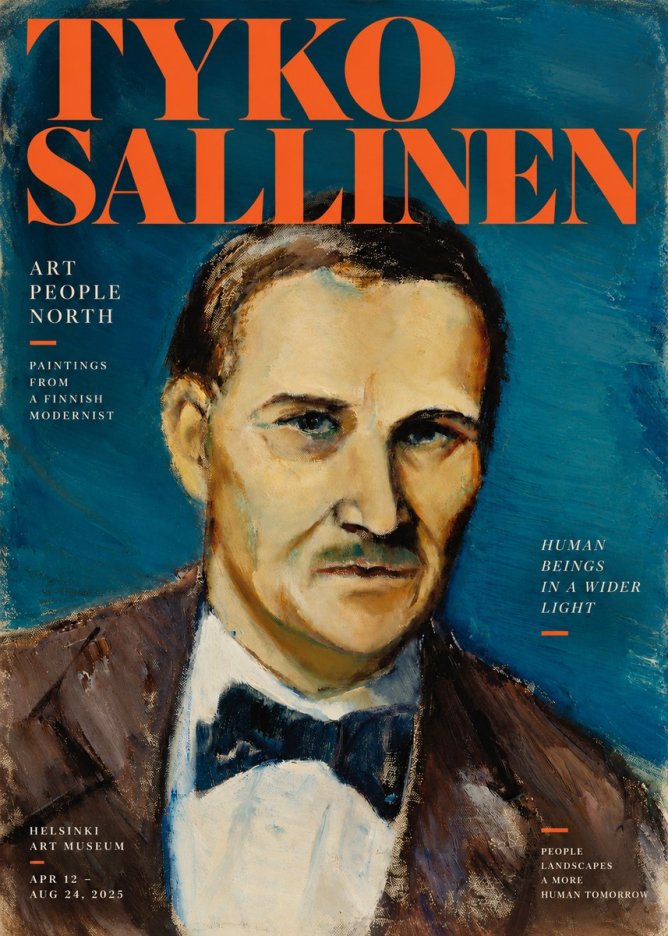 Tyko Sallinen Portrait of a Man I No2 - Plakát
