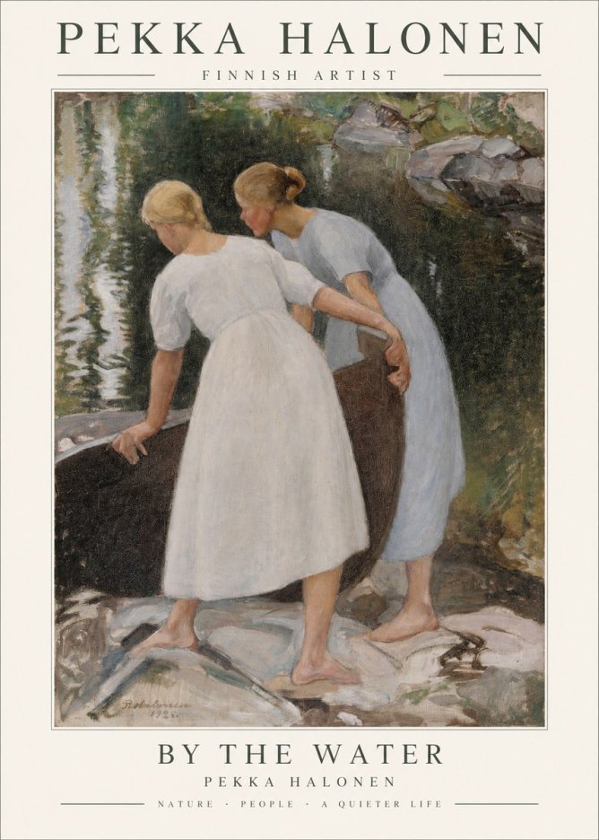 Pekka Halonen By the Water No1 - Plakát