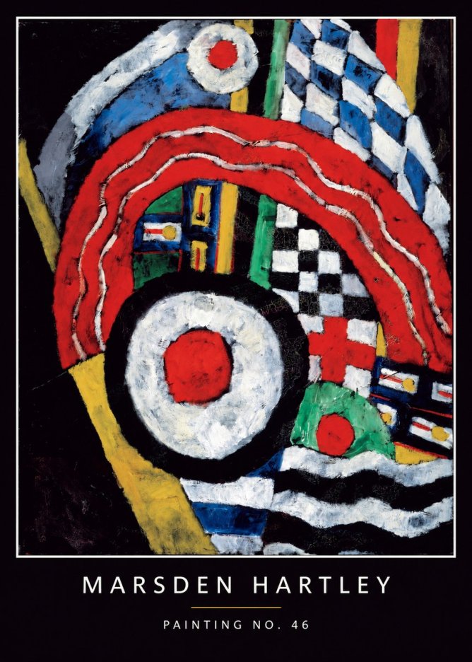 Marsden Hartley Painting No. 46 No6 - Plakát