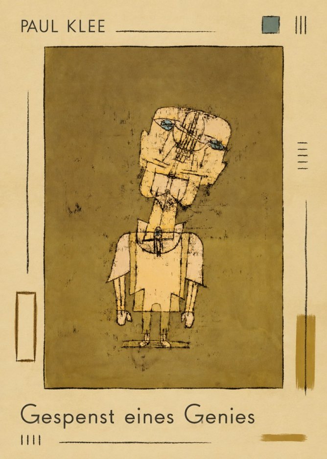Paul Klee Gespenst Eines Genies No3 - Plakát