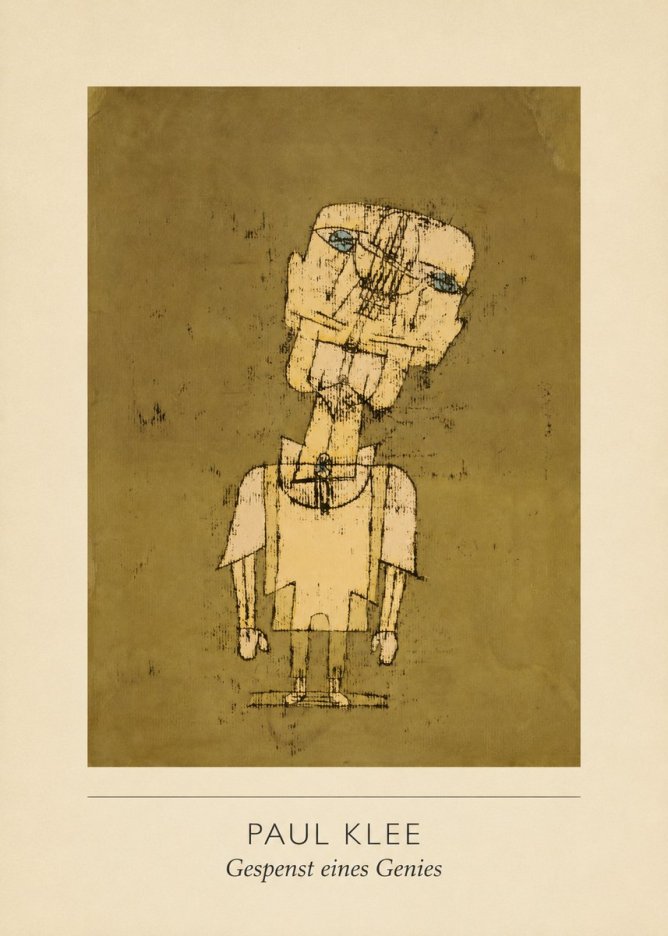 Paul Klee Gespenst Eines Genies No4 - Plakát