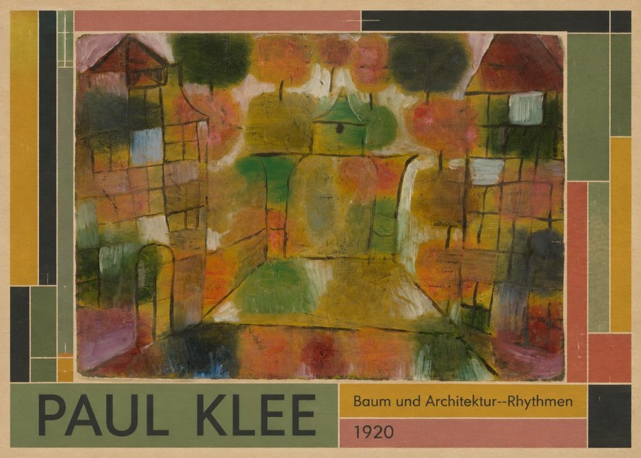 Paul Klee Baum Und Architektur--rhythmen No1 - Plakát