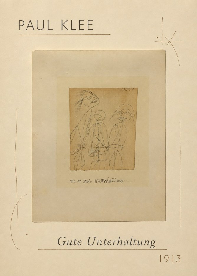 Paul Klee Gute Unterhaltung No1 - Plakát