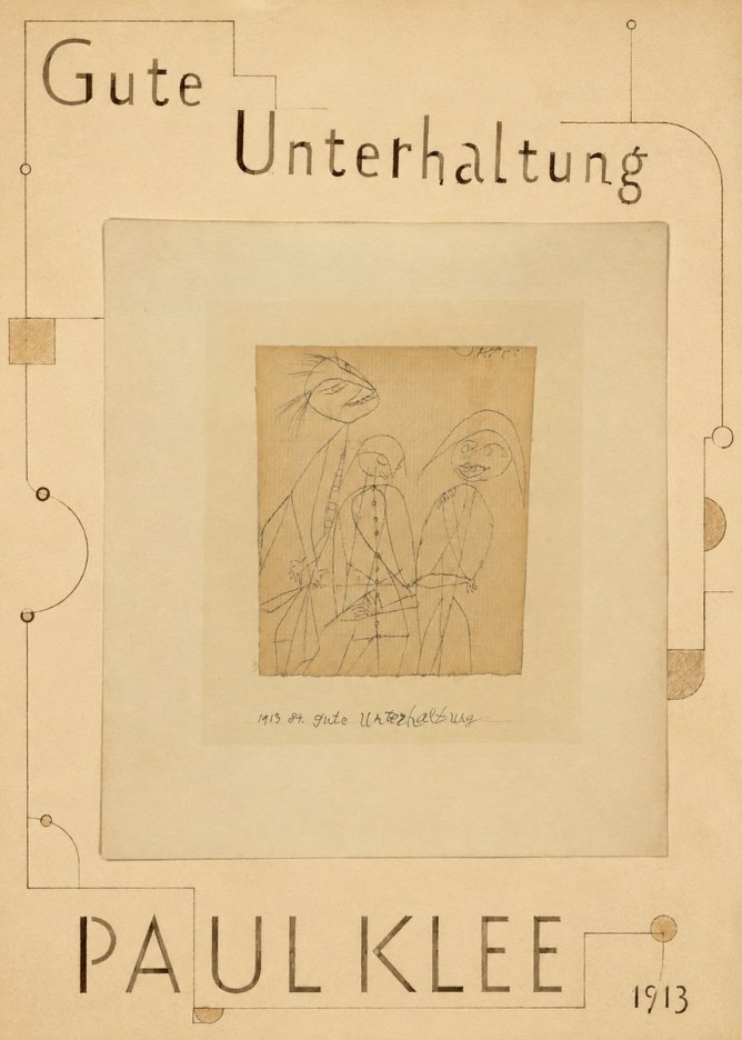 Paul Klee Gute Unterhaltung No3 - Plakát
