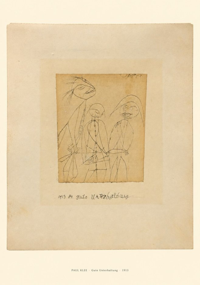 Paul Klee Gute Unterhaltung No6 - Plakát