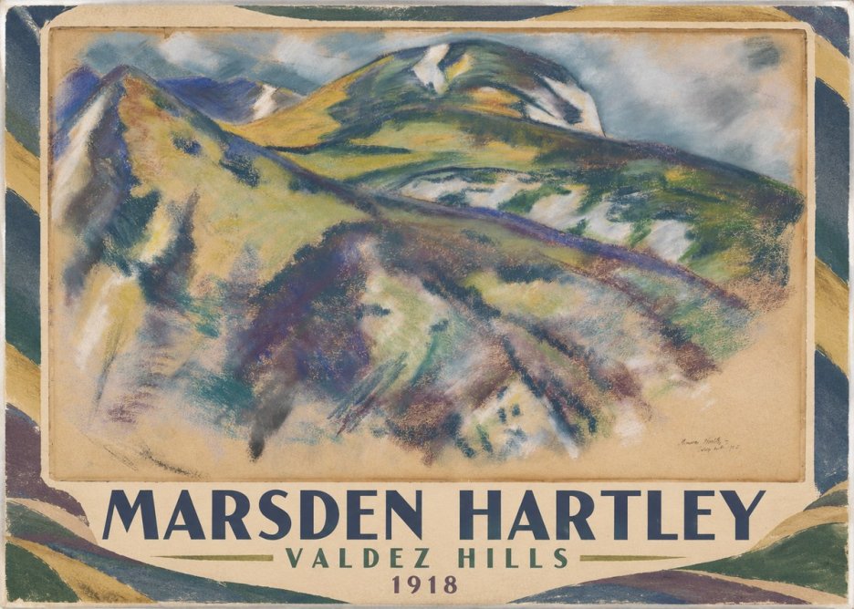 Marsden Hartley Valdez Hills No1 - Plakát