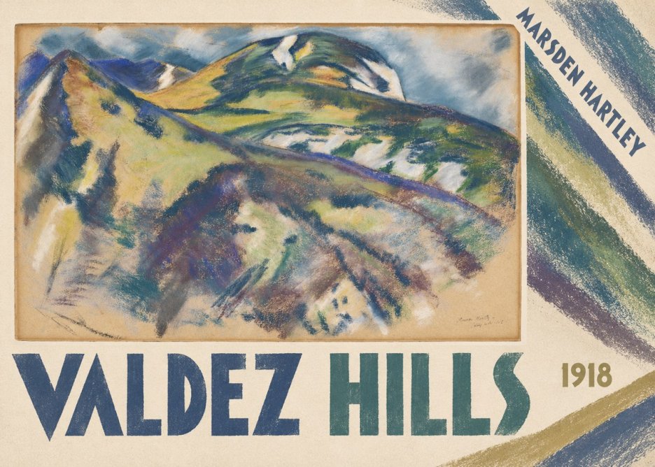 Marsden Hartley Valdez Hills No4 - Plakát