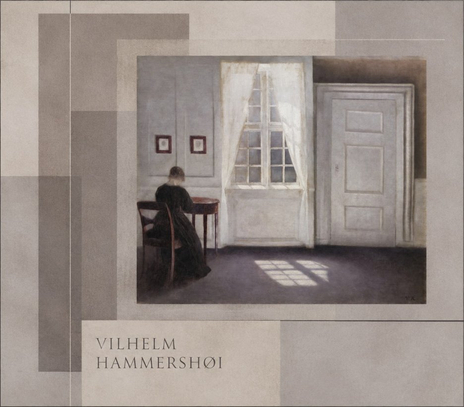 Vilhelm Hammershøi Interior with a Woman at a Table No5 - Plakát