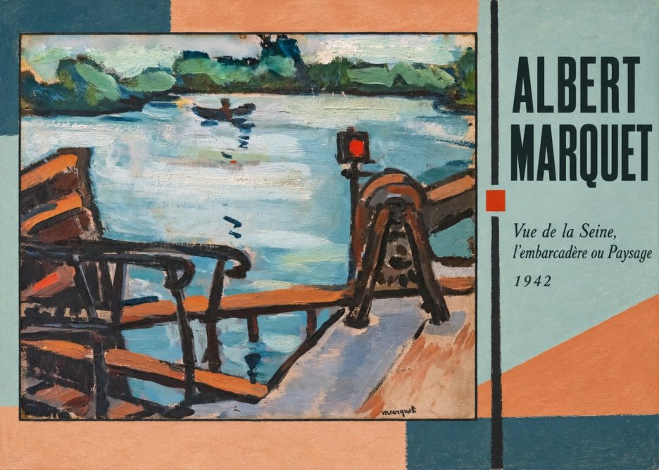 Albert Marquet Vue De La Seine, L'embarcadère Ou Paysage No2 - Plakát