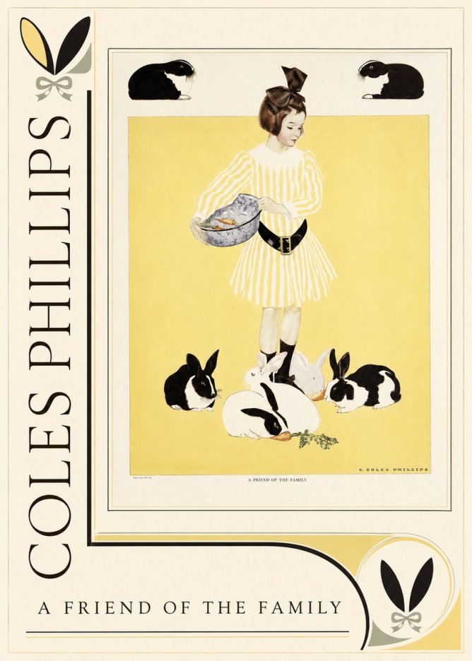 Coles Phillips A Friend of the Family No2 - Plakát