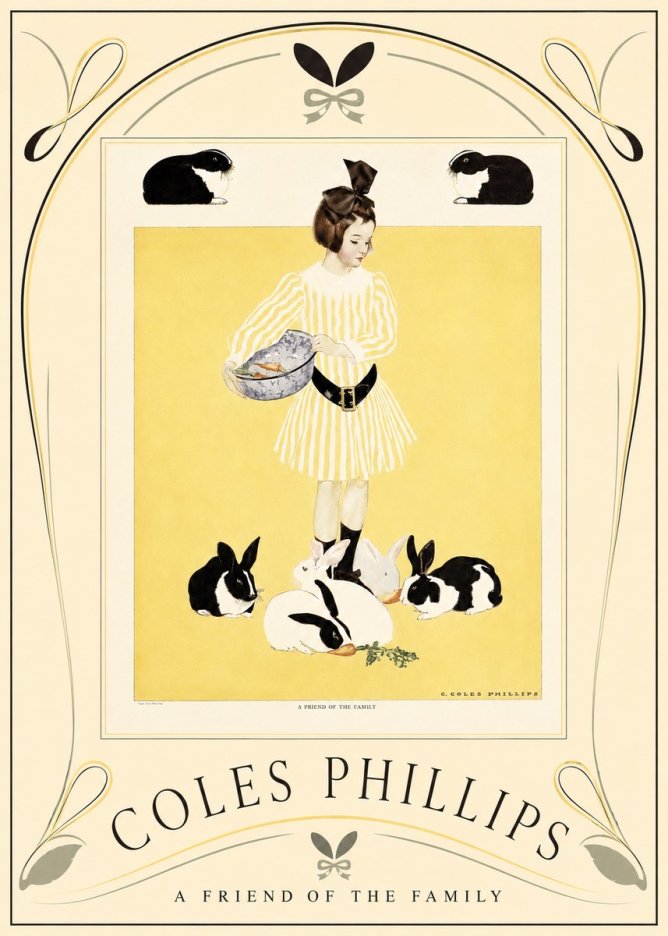 Coles Phillips A Friend of the Family No3 - Plakát