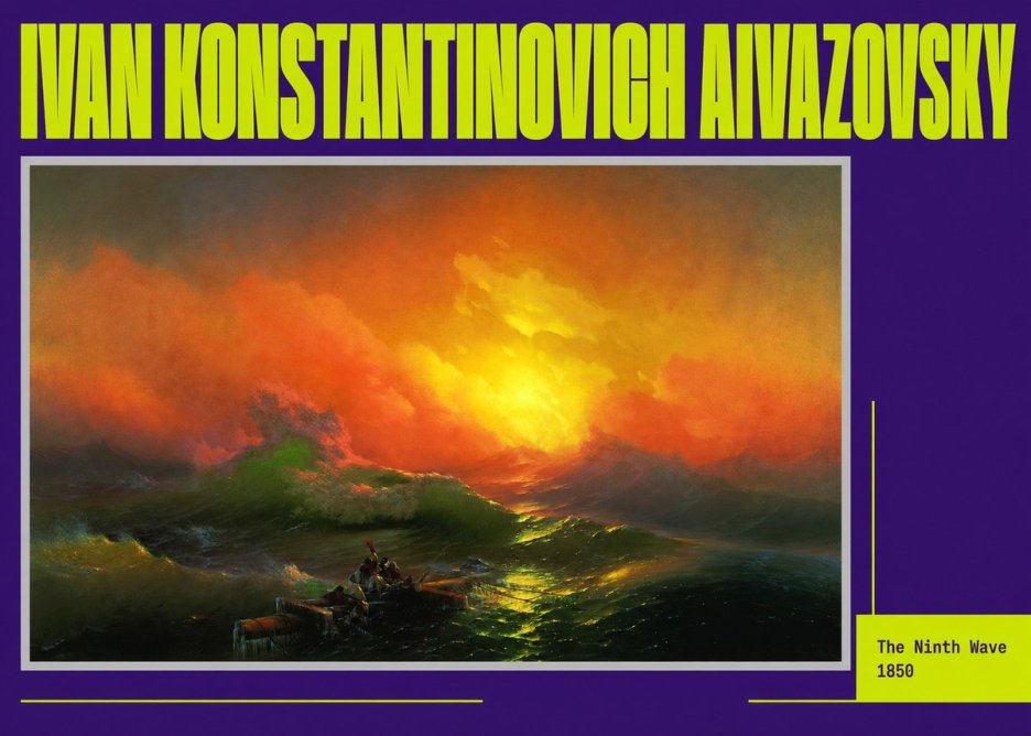 Ivan Konstantinovich Aivazovsky The Ninth Wave I No6 - Plakát