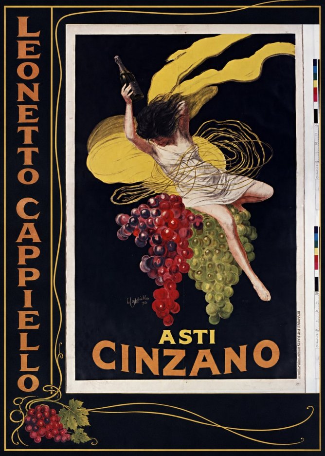 Leonetto Cappiello Asti Cinzano I No2 - Plakát
