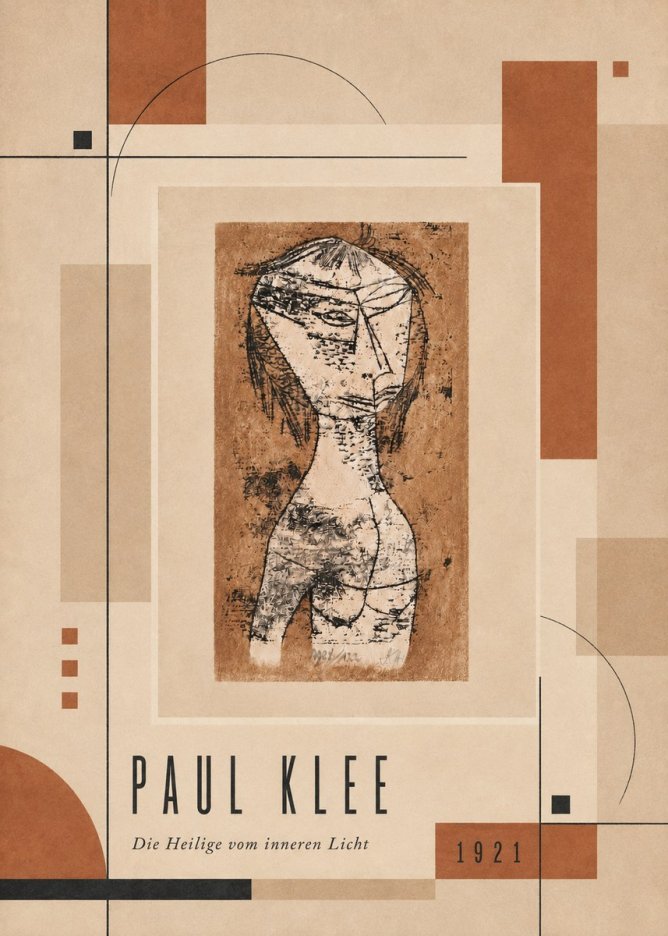 Paul Klee Die Heilige Vom Inneren Licht I No4 - Plakát