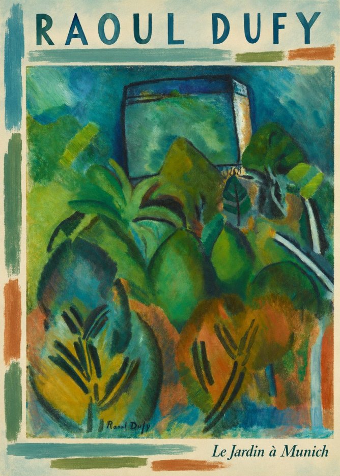 Raoul Dufy Le Jardin À Munich No5 - Plakát