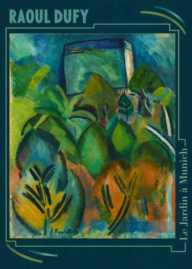 Raoul Dufy Le Jardin À Munich No6 - Plakát