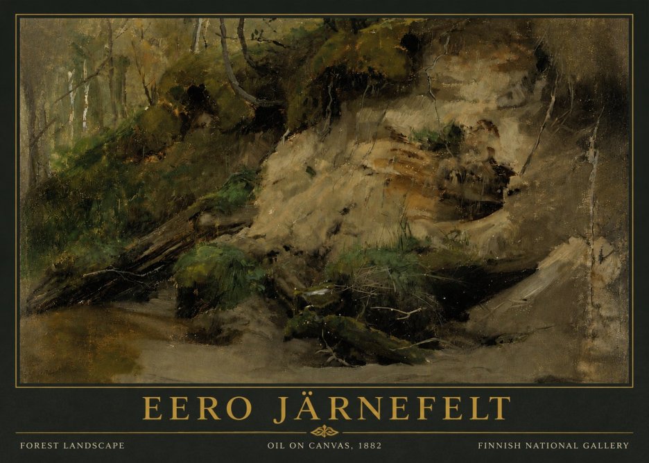 Eero Järnefelt Forest Landscape I No4 - Plakát