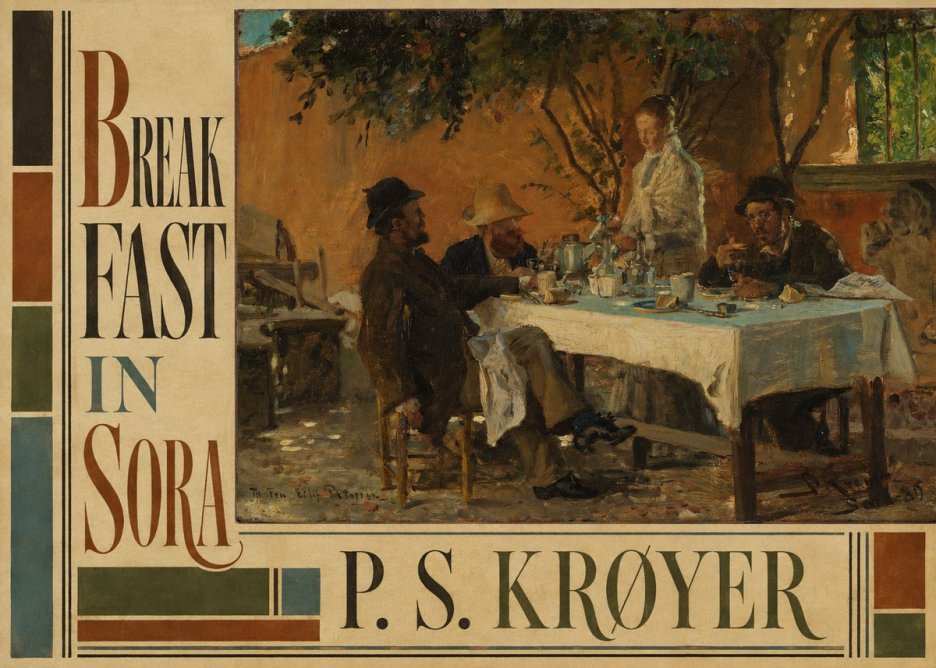 P.S. Krøyer Breakfast in Sora No6 - Plakát