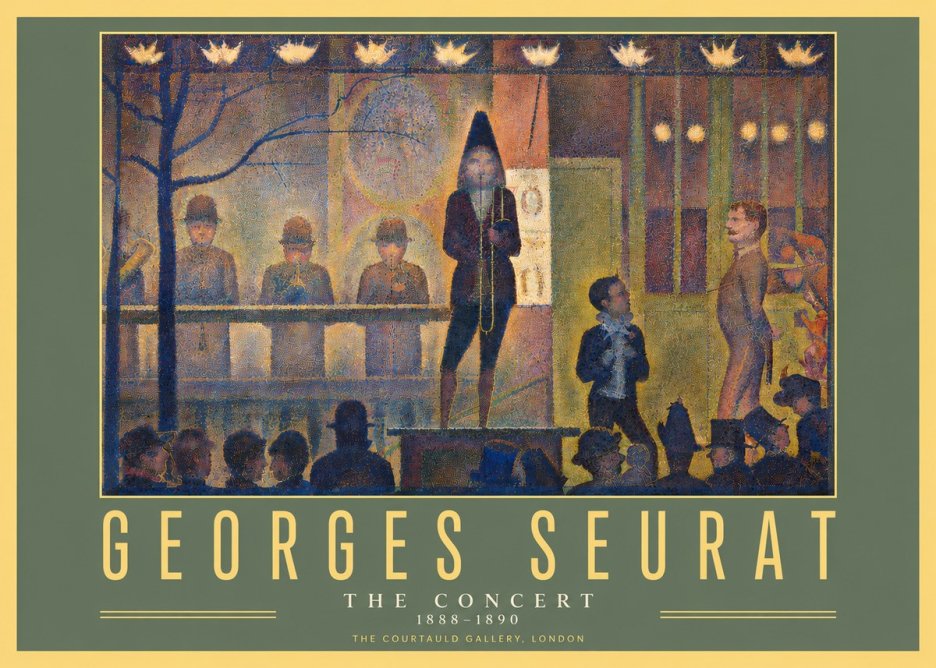 Seurat The Concert No4 - Plakát