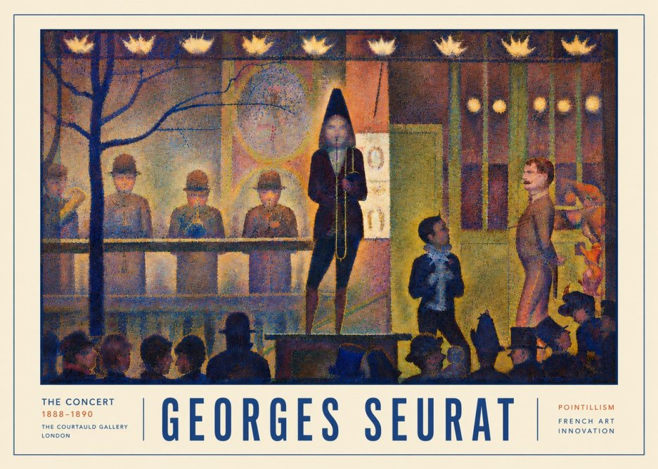 Seurat The Concert No5 - Plakát