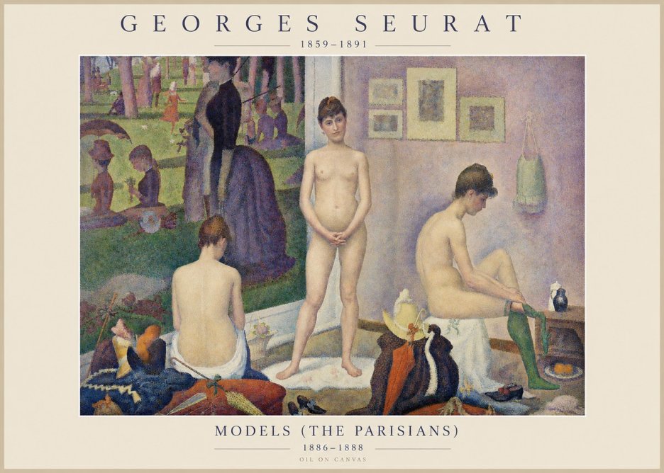 Seurat Models (the Parisians) No1 - Plakát
