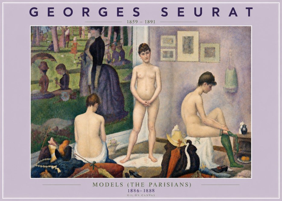 Seurat Models (the Parisians) No4 - Plakát