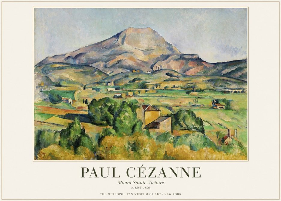 Paul Cézanne Mount Sainte-victoire No1 - Plakát