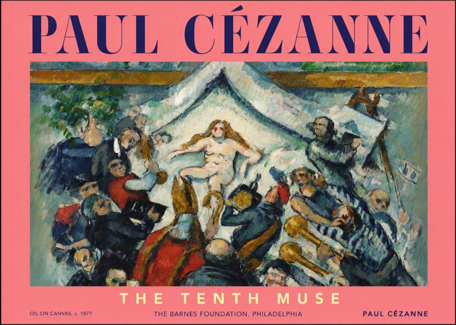 Paul Cézanne The Tenth Muse No2 - Plakát