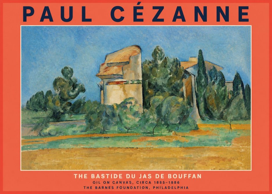 Paul Cézanne The Bastide Du Jas De Bouffan No2 - Plakát