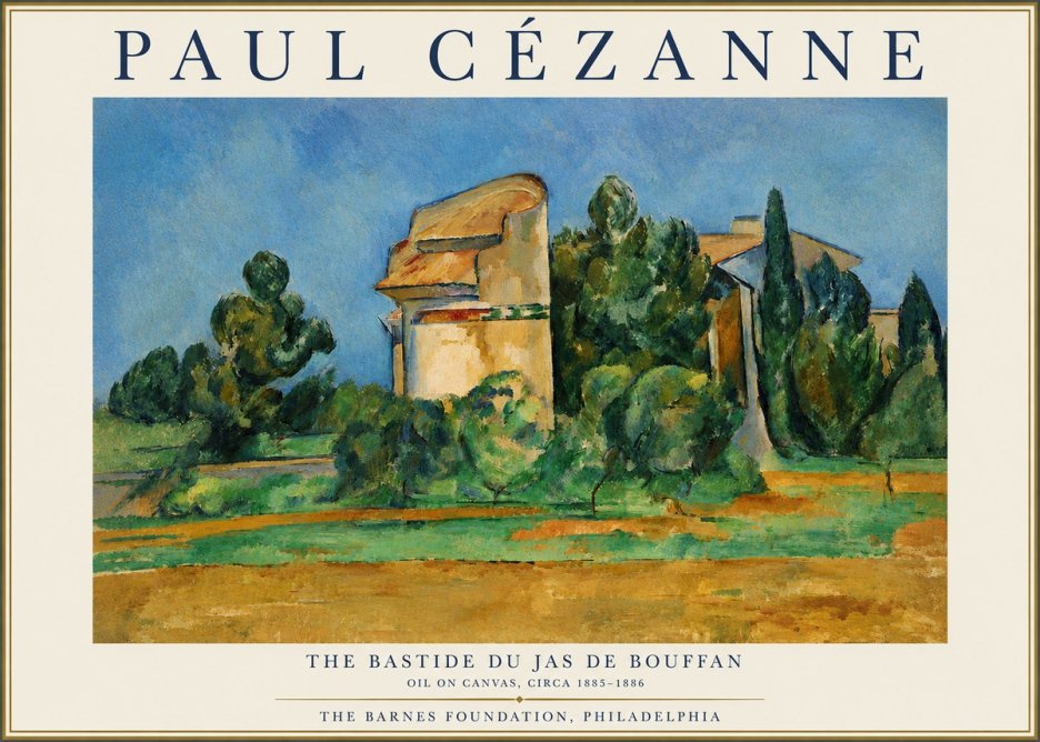 Paul Cézanne The Bastide Du Jas De Bouffan No3 - Plakát