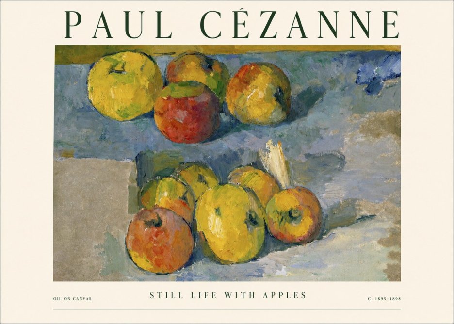 Paul Cézanne Still Life with Apples No1 - Plakát