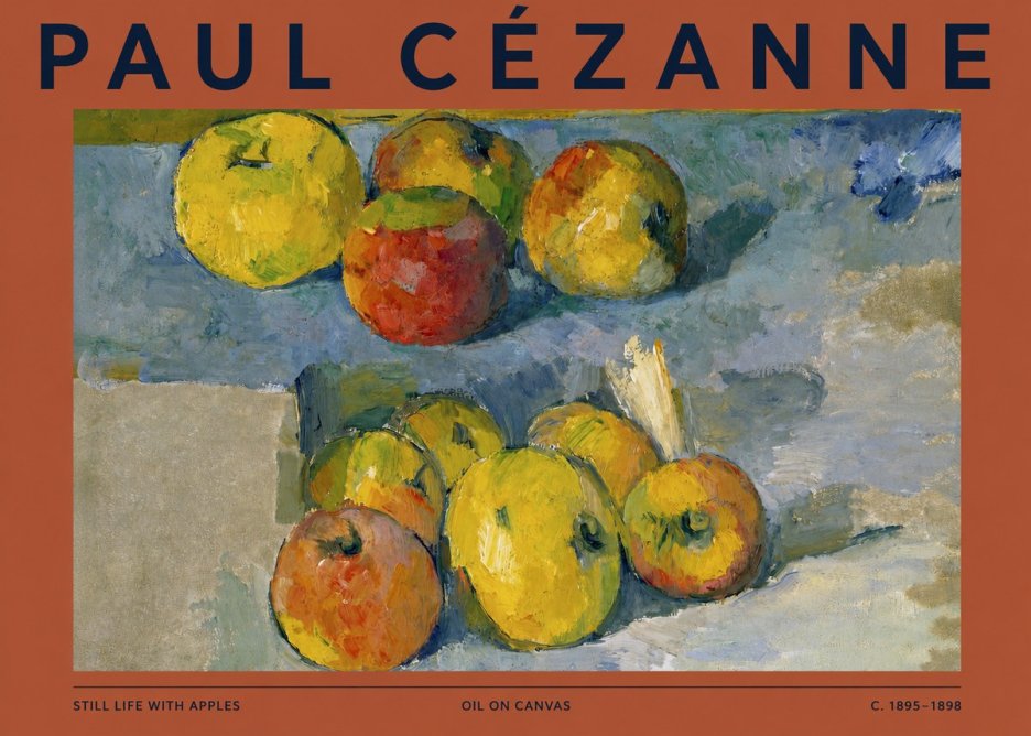 Paul Cézanne Still Life with Apples No2 - Plakát