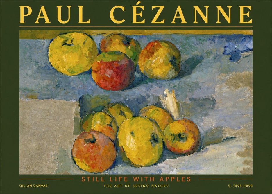 Paul Cézanne Still Life with Apples No5 - Plakát