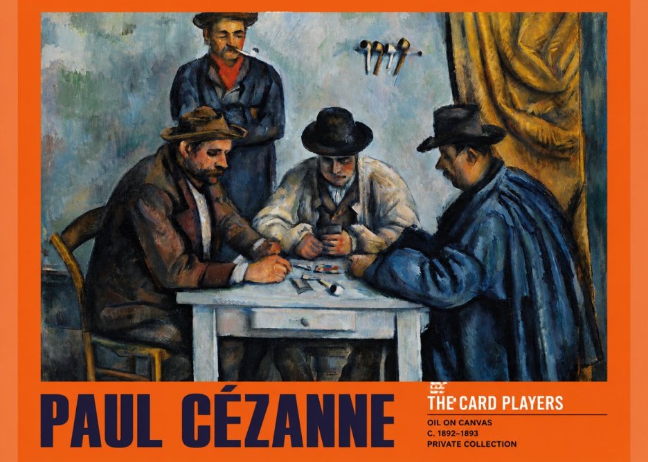 Paul Cézanne The Card Players II No2 - Plakát