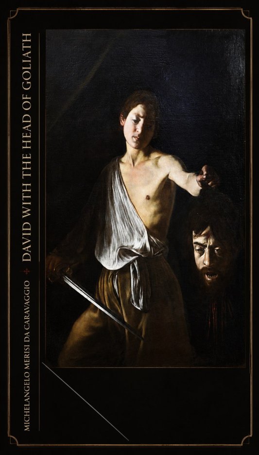 Michelangelo Merisi da Caravaggio David with the Head of Goliath II No3 - Plakát