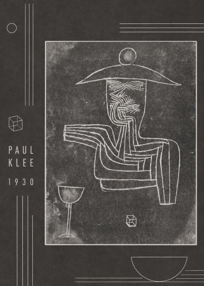 Paul Klee Figure of a Seer No2 - Plakát