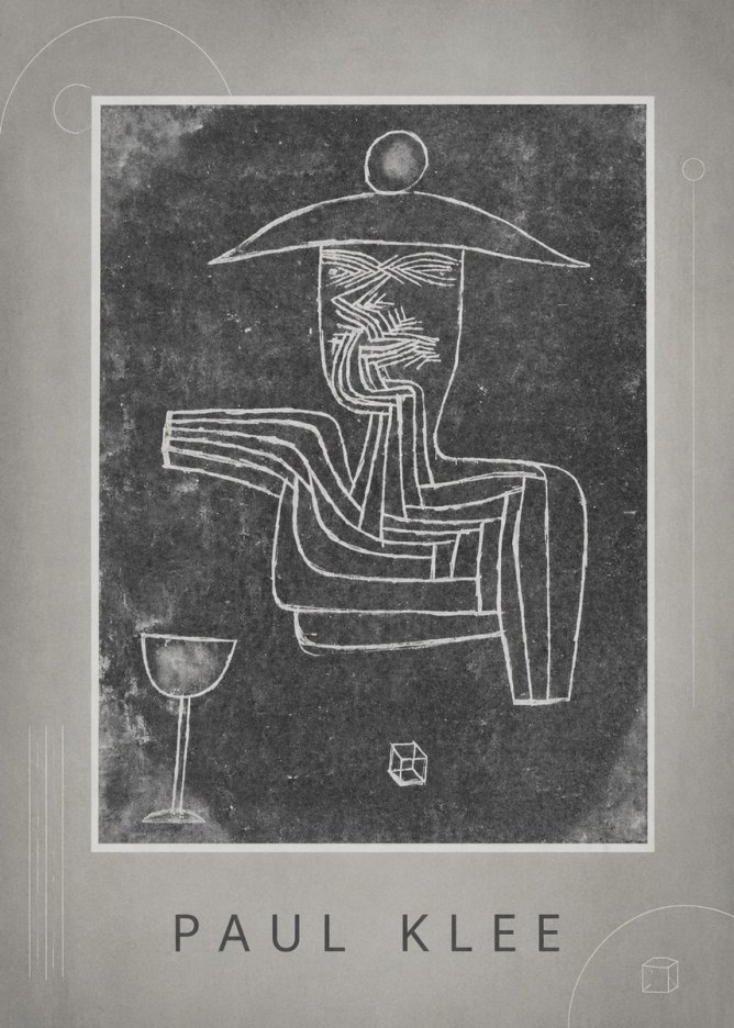 Paul Klee Figure of a Seer No4 - Plakát