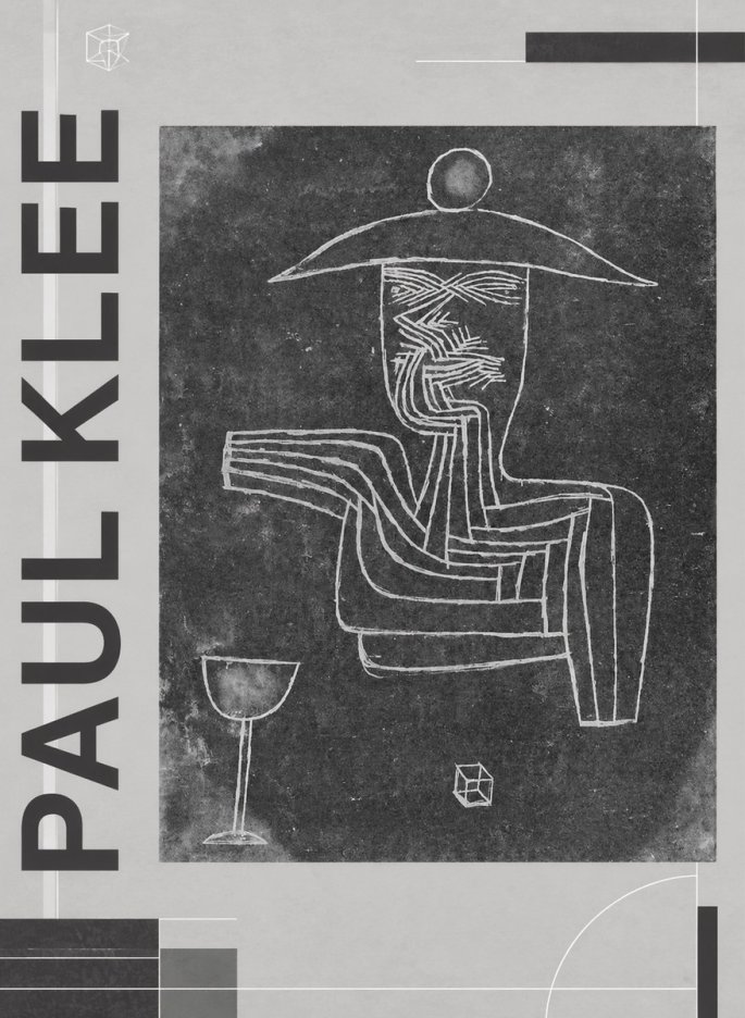 Paul Klee Figure of a Seer No5 - Plakát