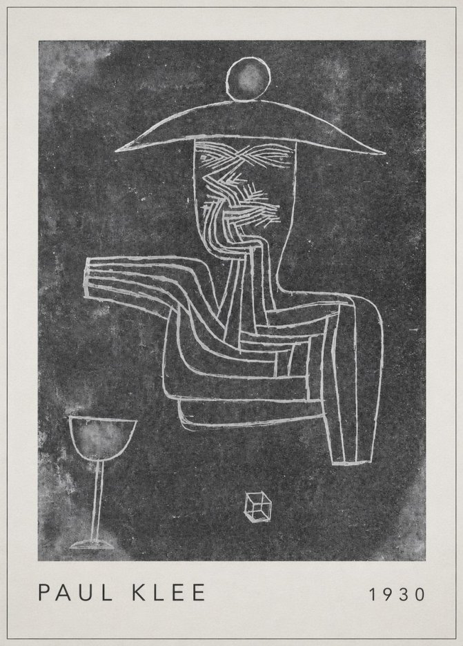 Paul Klee Figure of a Seer No6 - Plakát