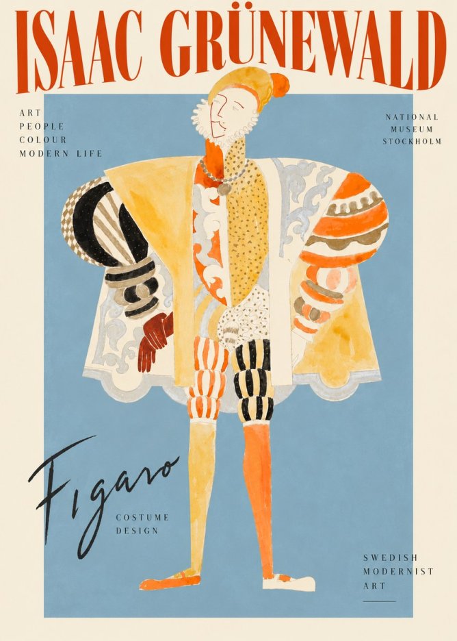 Isaac Grünewald Figaro I No3 - Plakát