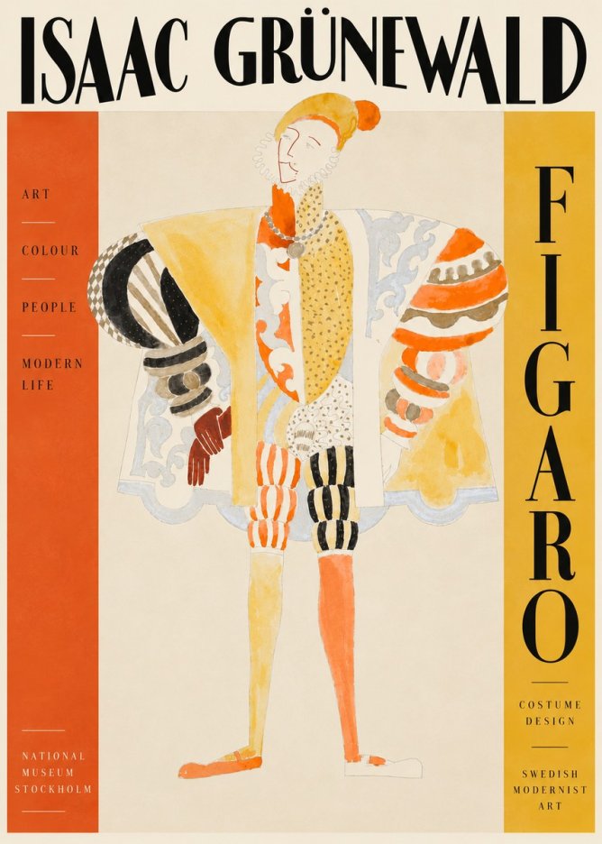 Isaac Grünewald Figaro I No4 - Plakát