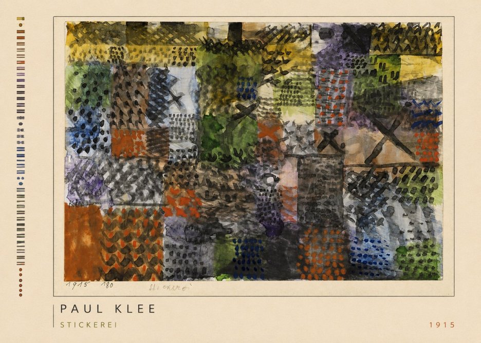 Paul Klee Stickerei No2 - Plakát