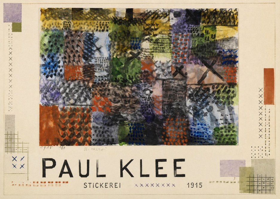 Paul Klee Stickerei No3 - Plakát