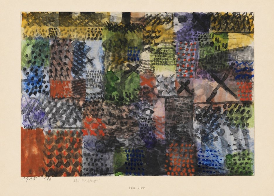 Paul Klee Stickerei No5 - Plakát