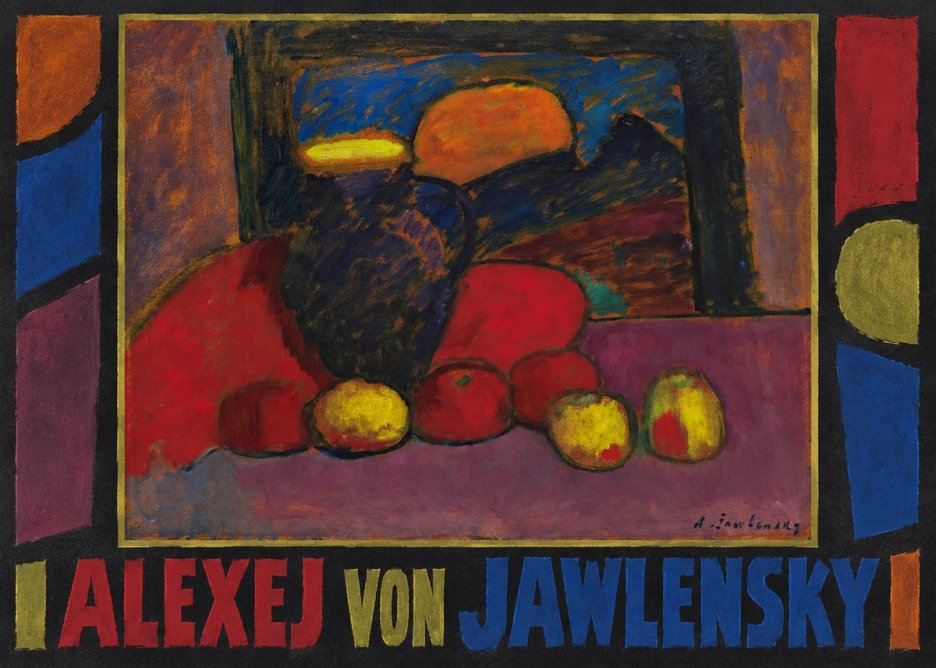 Alexej von Jawlensky Still Life with Vase and Fruit No1 - Plakát