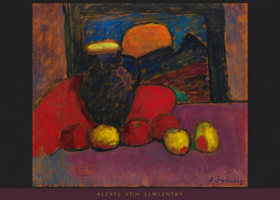 Alexej von Jawlensky Still Life with Vase and Fruit No5 - Plakát