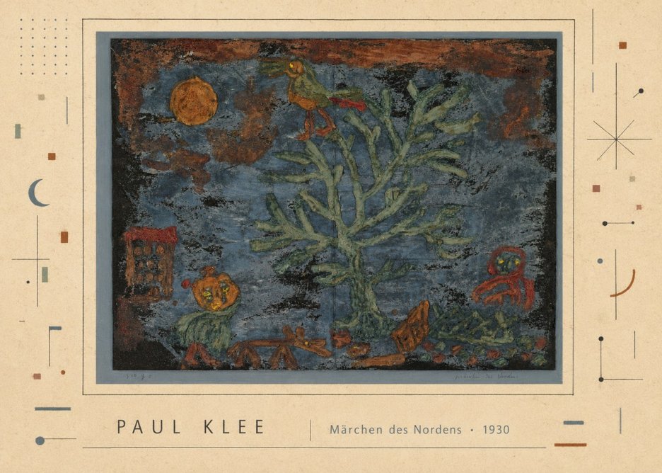 Paul Klee Märchen Des Nordens No2 - Plakát